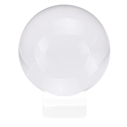 Bresser Fotostudio Klarglas-Fotokugel 8 cm für effektvolle Fotos mit 180° Spiegelung