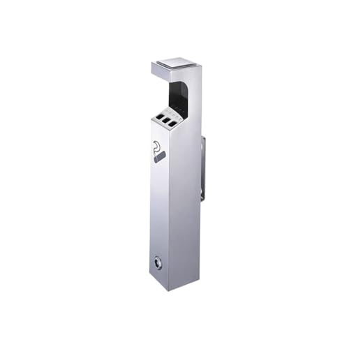 Cenicero de pared exterior y columna de ceniza cuadrada impermeable