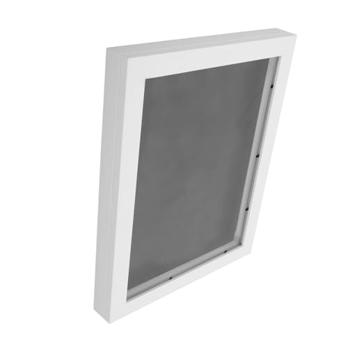 Vitrina de madera HEALLILY X con cristal protector para uniformes y recuerdos valiosos 2