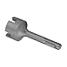 Mumusuki Ground Rod Driver, Steel SDSShank T Post Driver Attachment Universal Drill Tools for SDS Plus Hammer Drill (#4)