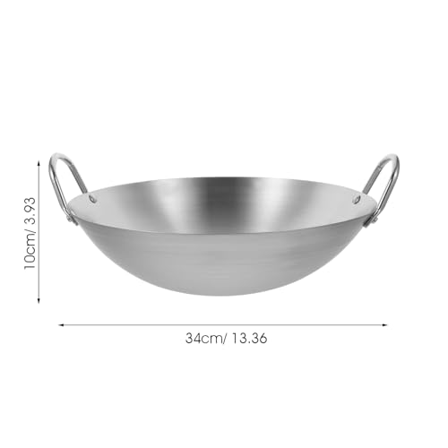 Wok de acero inoxidable Cabilock con doble asa miniatura 2