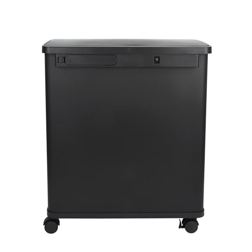 SVITA SR2X30 Sensormülleimer Abfalleimer Kücheneimer Mülltrennsystem 2 Fächer 60l freistehend automatisch inkl. Inneneimer Räder Schwarz – Bild 3