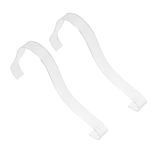 GREENADSCAPE 5pcs Acrylic Shoe Display Stand High Heels Rack for Mall Supermarket Entryway