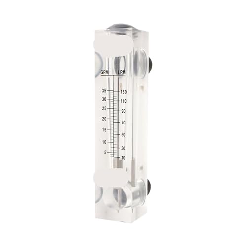 Débitmètre de liquide LZM-15Z à panneau en verre blanc