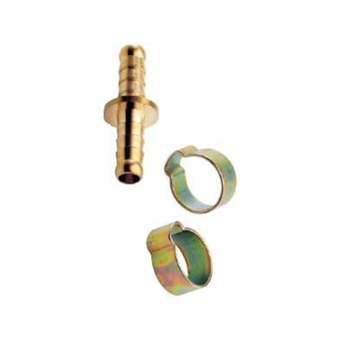 Mecafer 156030 Jonction double tuyau 6 x 11 + Colliers