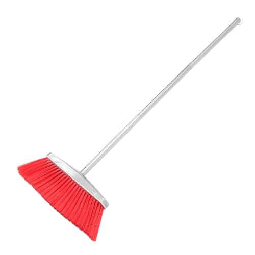 Didiseaon Indoor Dust Broom Angle Broom for Floor Cleaning Metal Handle for Home Kitchens Office Soft Bristle Design Easy Hair Removal