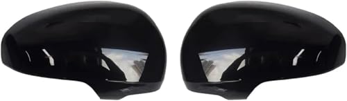 ミラーアセンブリ と互換性のあるマークX用 と互換性のあるレイズ2010-2017用 と互換性のあるプリウス2009-2013用 サイドウィングミラーカバー(ブラック)