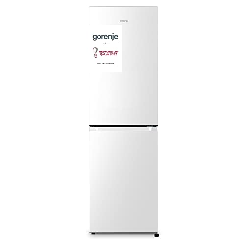 Gorenje NRK 418 ECW4 Kühl-Gefrierkombination/ NoFrostPlus/ MultiFlow 360°/ CrispZone/ 182,4 cm/ Kühlteil 171 l/ Gefrierteil 85 l/ 41 dB/ 226 kWh/ Jahr/ Weiß Cover