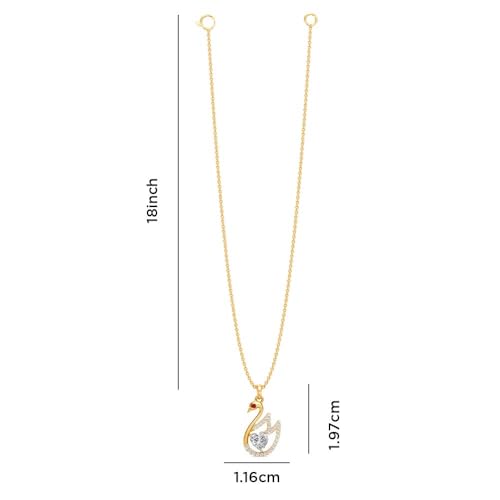 Image of Miss Highness 925 Pure Silver Pendant for Women & Girls | Daily Wear | Silver Jewellery With Authenticity Certificate | Gift for Girlfriend Wife | With Chain Pendant