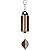 Woodstock Wind Chimes Heroic Windbell Antique Copper Medium (24") Lovely Resonance Serenity Wind Bell, Outdoor Decor for Garden, Patio, Porch