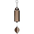 Woodstock Wind Chimes Heroic Windbell Antique Copper Medium (24") Lovely Resonance Serenity Wind Bell, Outdoor Decor for Garden, Patio, Porch