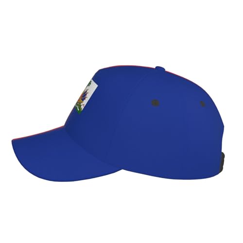 Gorra Trucker Haiti Flag Ajustable para Hombre y Mujer miniatura 5