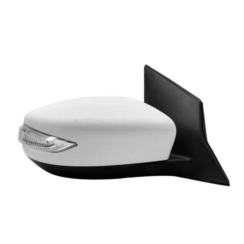 Ensemble de rétroviseurs latéraux pour Nissan Tiida Pulsar 2016-2023 droit 7 fils blanc