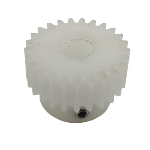 Cylindrical Drive 1pcs 0.5 Module POM Spur Gear 3mm 3.17mm 4mm 5mm 6mm bore Straight Teeth Gear with Step 0.5M 23 Teeth Cylindrical Gear Rack Machinery(4mm)