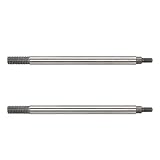 RCAWD Shock Shaft for 1/8 ARRMA Kraton 6S & Notorious 6S & Outcast 6S Upgrades, 4X62.5mm Parts for #AR330490, #ARAC8984