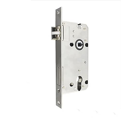 GZKDKZB Cerraduras de embutir, Cerradura de embutir, silenciosa, Cuerpo de Cerradura con rodamientos, Longitud 190, Resorte Pesado, Puerta de Madera Interior, Accesorios de Cerradura, cerr