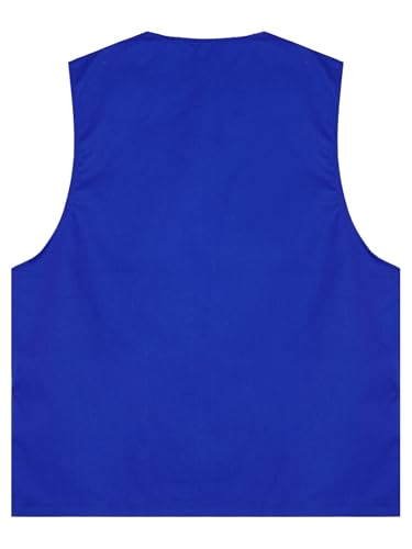 Kaerm Child Girls Boys Volunteer Uniforms Sleeveless V-neck Vest with Pockets Social Service Waistcoat4