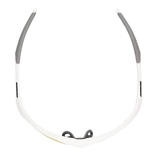 Rawlings Side Arm Hustle Blade Youth Baseball Sunglasses, Shiny White/Rainbow Mirror, 62mm4