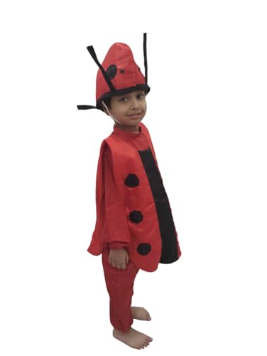Image of BookMyCostume Ladybug Insects Kids Fancy Dress Costume 4-5 years