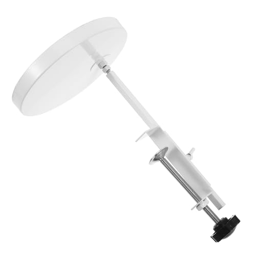 Toddmomy Estante Ajustable para Plantas de Ventana en Hierro Pequeño, Bandeja Metálica Abrazadera para Alféizar, Soporte Flotante para Macetas de Interior y Exterior, Adecuado