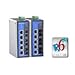 MOXA EDS-408A-3M-SC 8 Port Entry Level Managed Ethernet Switch, 3 MM Fiber Ports with SC Connector, 0~60C