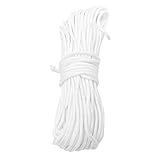 TOGEVAL 多機能編み込み ナイロンロープ 6mm×30m 耐腐食 軽量ナイロン製 物干しロープ ハイキング キャンプ用 屋外ツール