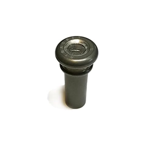 STRADPET titanium end button, hollow & soild type for violin and viola in bright and gun gray (S 7.8mm, Hollow Gray) Cover