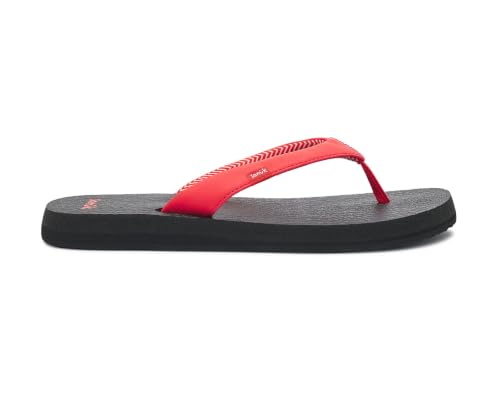 Image of Sanuk Yoga Serenity Flip Flops for Women - Yoga Mat Footbed Sandals