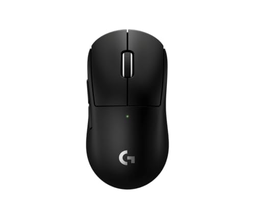 Logitech G PRO X SUPERLIGHT 2c LIGHTSPEED mouse gaming wireless, Versione Est Europa, aggiornamento 8K, leggero, 60g, HERO 2, 888 IPS, 44K DPI, 5 pulsanti programmabili, USB-C, PC e Mac - Nero