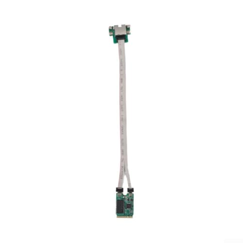 Tarjeta de red 2.5 Gigabit para PCIe M.2 A+E Key con controlador RTL8125B para PC Gaming y estaciones de trabajo miniatura 7