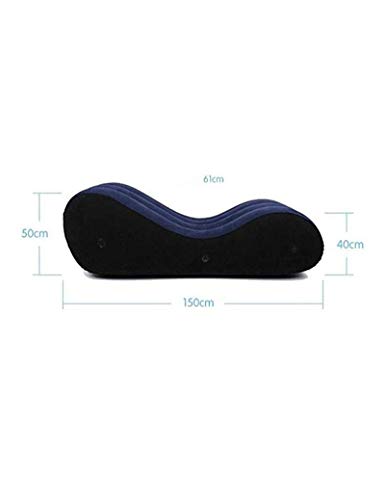Shiyn Opblaasbare sofa, chaise longue, relaxstoel, yoga, 2 stuks, opblaasbaar, met elektrische luchtpomp - Afbeelding 6