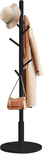 edihome, Garderobenständer, aus Holz, für Kleidung, 8 Haken,...