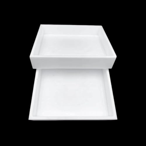 Placa cuadrada de PTFE resistente con 15 mm de profundidad para ensayos 4