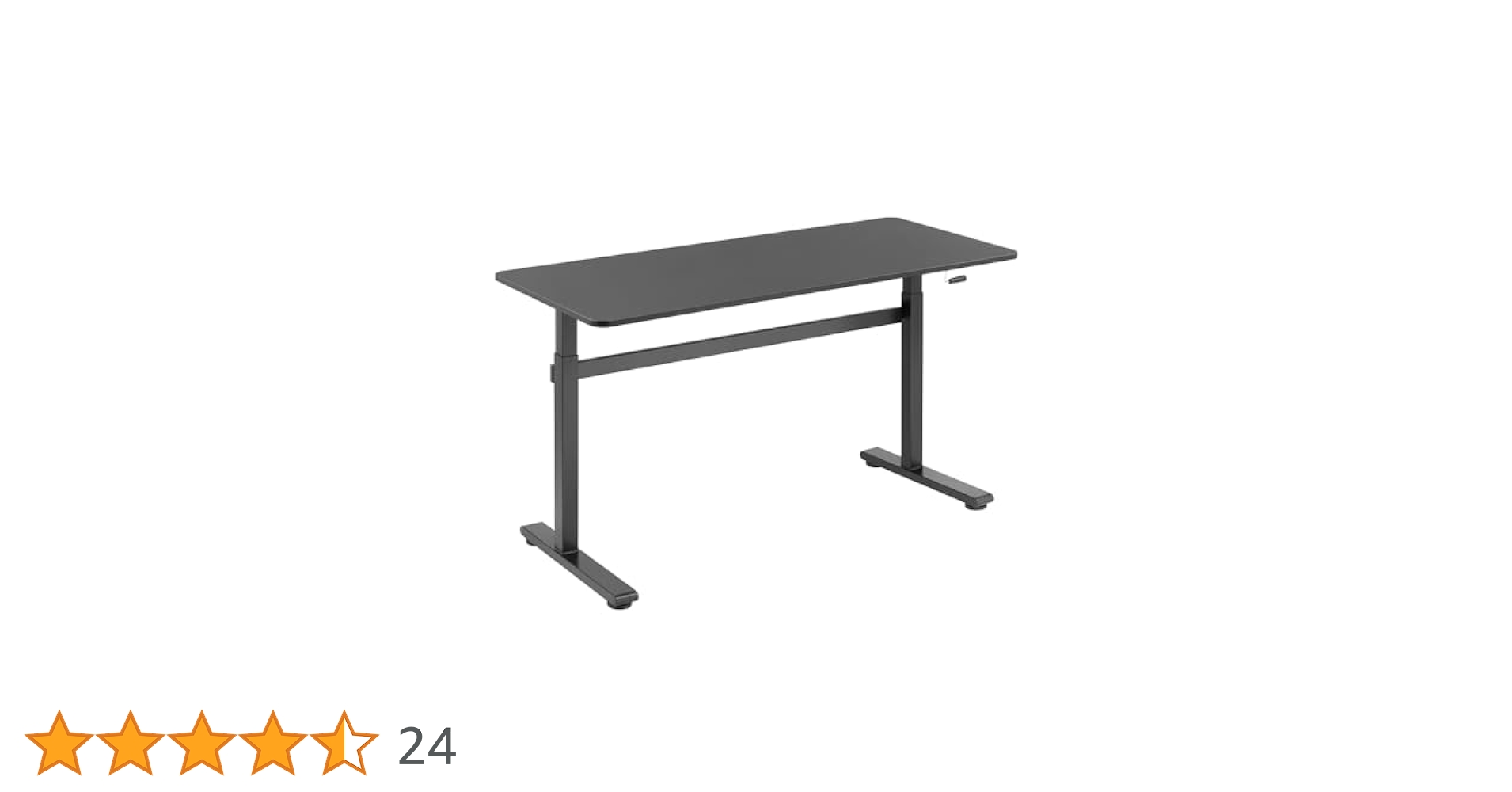 Alterzone 昇降デスク ブラック 手動式 ハンドル式 新古品 21hvd8VgPcL.jpg_BO30,255,255,