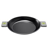 BRA COOKWARE Life Ceramic Nonstick Paella Pan | 14 Inch Recycled Aluminum Spanish Paellera | Ceramic Nonstick Wide Skillet | Oven Safe 425°F | PFOA Free Spanish Paella Skillet | All Cooktops