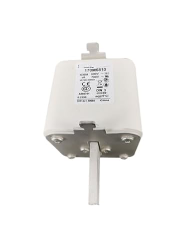 Fusible limiteur de courant 170M6810 rail DIN bloc électronique triphasé - 3