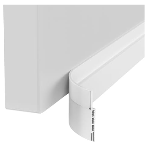 GRIFEMA GA4101 White Draft excluder for Doors Draft excluder Strip for Windows Doors Draught excluder for Noise Proof Door Sealing Strip for Keeping Out Cold Cover
