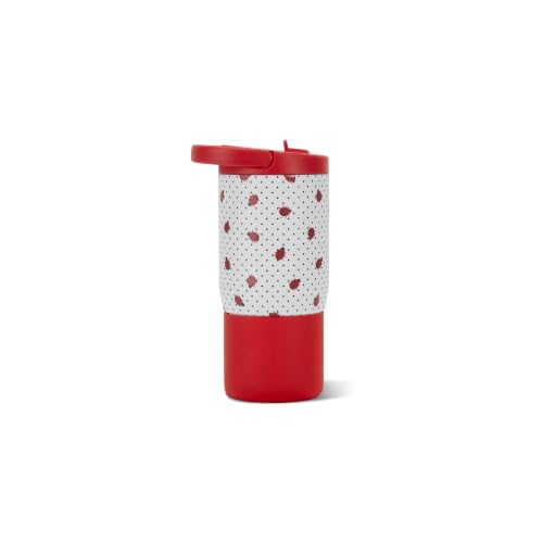 Image of HydroJug Sport 14 oz For Kids 4+ Water Bottle with Straw, Ladybug