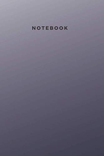 Notebook: School Notebook, Journal, Diary (110 Pages, Blank, 6 x 9)