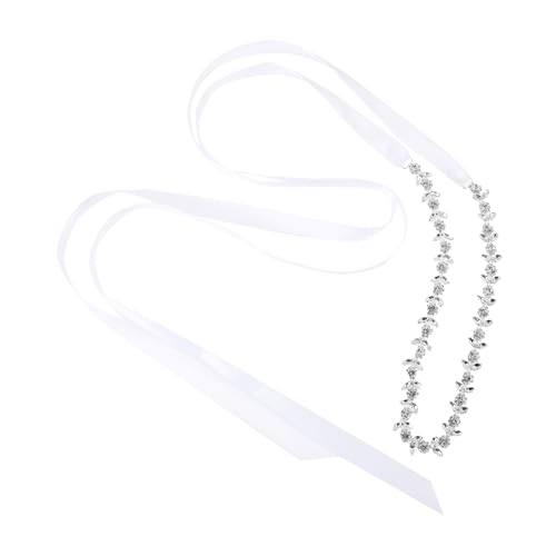 Rhinestone Wedding Waist Belt Elegant Bridal Sash for Dresses and Formal Wear Decorative Sparkling Waistband for Weddings Dance Parties Banquets and Special Occasions