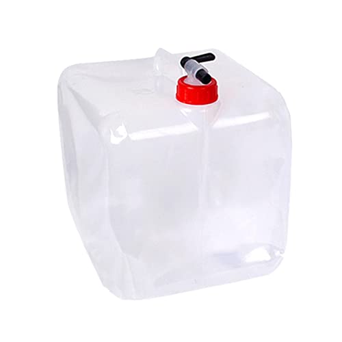 UKCOCO contenedor de Agua al Aire Libre baldes Contenedores Plegable Agua para Acampar Almacenamiento portátil depósito de Agua Largo Tanque Cargador de Agua Jarra de Agua