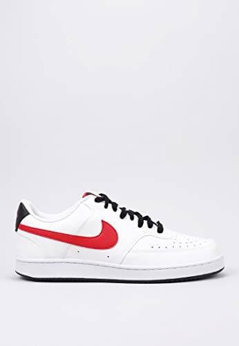 Image of Nike Court Vision LO NN-DH2987-102-8-SAIL /UNIVERSITY RED-Black-White