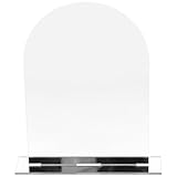 TOPPERFUN Acryl Tischschilder Bogenform mit Doppelter Stärke 2mm für Meetings und Restaurantdekorationen als Tischnummernhalter