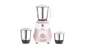 ASM Online Ce-llo Tigor 500-Watt Juicer Mixer Grinder with 3 Jars, White & Pink