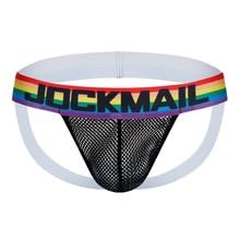 JOCKMAIL Men's Jockstrap Underwear Breathable Jock Strap Athletic Supporter for Men 2 Pack3