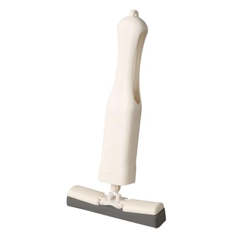 Qutalmi Fregona Pequeña Seca con Escurridor | Plegable Portátil Compacta - Accesorios De Limpieza para Suelos Cocina Baño Pared Muebles Viaje Ventanas Cristales