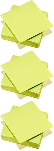 40 Serviettes Vert Anis Tex Touch FSC® - 38x38cm (Lot de 3)
