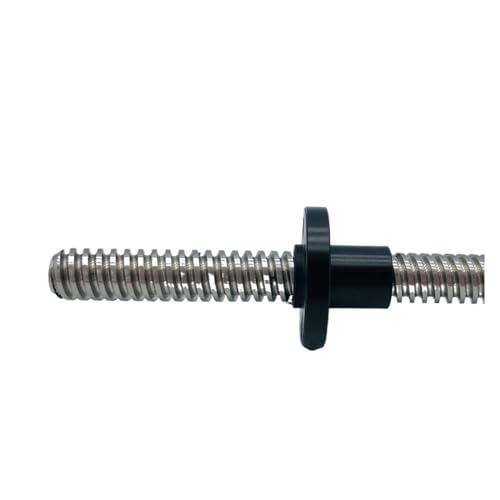 T5 vis filetée pas 8mm pas 1mm longueur 450mm écrou nylon inclus