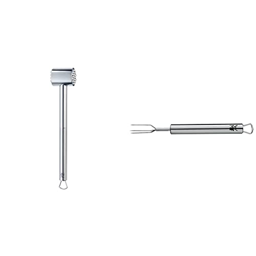 WMF Profi Plus Fleischhammer 25 cm, Cromargan Edelstahl teilmattiert, spülmaschinengeeignet & Profi Plus Pellkartoffelgabel 15,5 cm, Cromargan Edelstahl teilmattiert, spülmaschinengeeignet WMF Profi Plus Fleischhammer 25 cm, Cromargan Edelstahl teilmattiert, spülmaschinengeeignet & Profi Plus Pellkartoffelgabel 15,5 cm, Cromargan Edelstahl teilmattiert, spülmaschinengeeignet