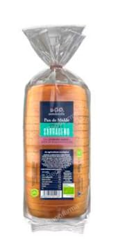 Pan de Molde de Espelta y Trigo Sarraceno, Ecológico BIO, 400 g. Pack de 2
